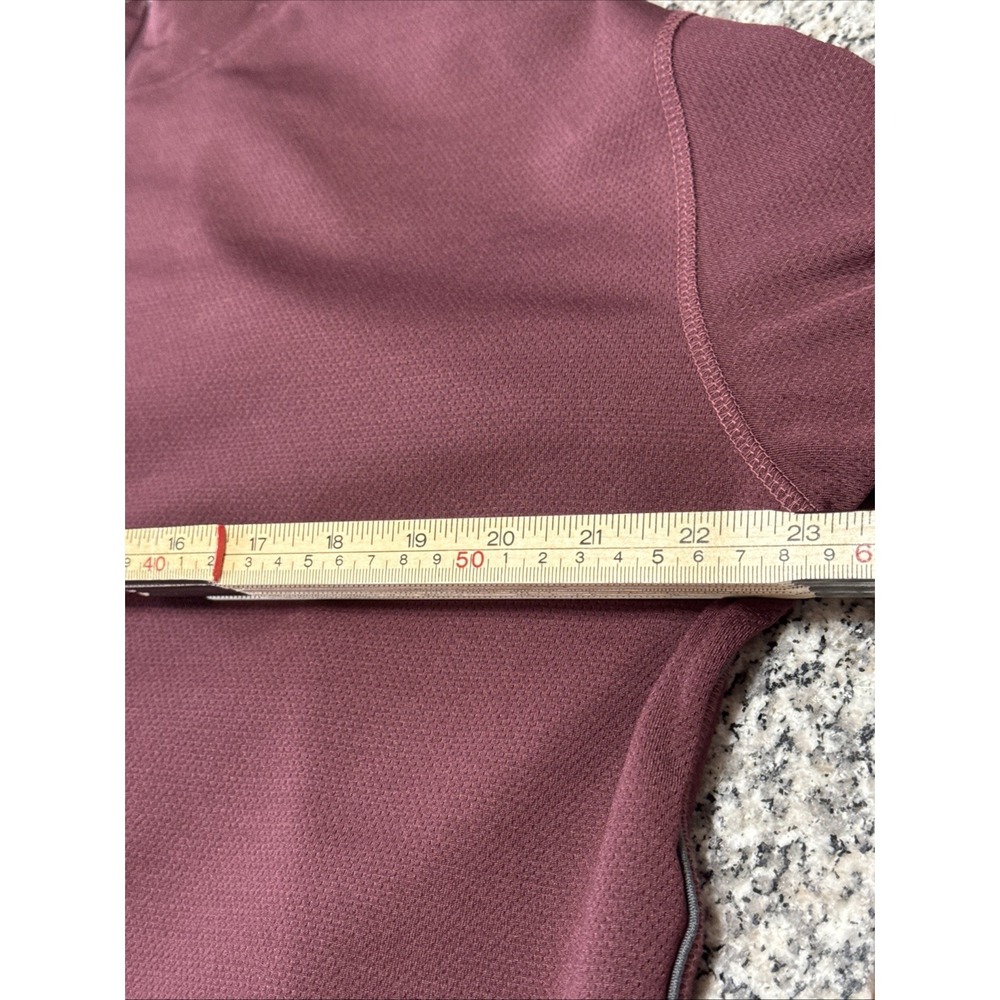 Ouray Sportswear 1/2 Zip Men's Burgundy Lined NWT Jacket Sz L Tech Fleece - Picture 5 of 10